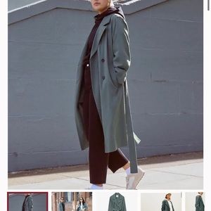 Everlane draped trench
